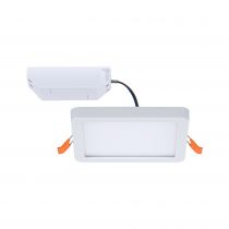 VariFit Panneau encastré LED Areo IP44 carré 118x118mm 850lm 4000K Blanc (93041)