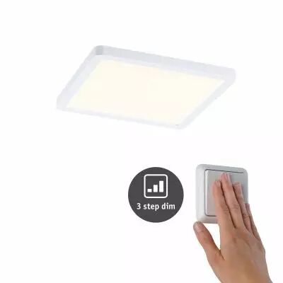 VariFit Panneau encastr� LED Areo IP44 carr� 175x175mm 1800lm 3000K Blanc (93053)