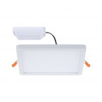 VariFit Panneau encastré LED Areo IP44 carré 175x175mm 1800lm 4000K Blanc (93059)