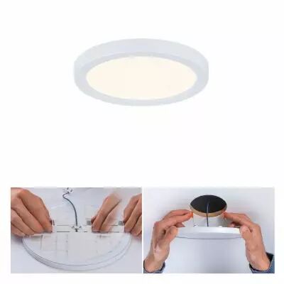 VariFit Panneau encastr� LED Areo IP44 rond 118mm 850lm 3000K Blanc (93031)