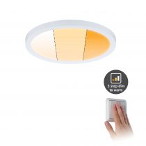 VariFit Panneau encastré LED Areo IP44 rond 175mm 1700lm 2000 - 4000K Blanc dépoli (92989)