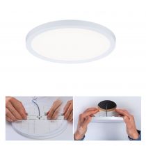 VariFit Panneau encastré LED Areo IP44 rond 175mm 1800lm 4000K Blanc (93036)