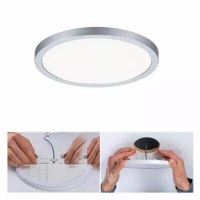 VariFit Panneau encastr� LED Areo IP44 rond 175mm 1800lm 4000K Chrome mat (93038)