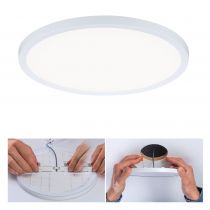 VariFit Panneau encastré LED Areo IP44 rond 230mm 2200lm 4000K Blanc (93056)