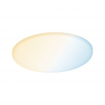 VariFit Panneau encastré LED Veluna IP44 rond 185mm 1600lm Tunable White Satiné (95386)