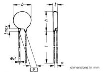 Vdr 17vcac/22vcc pas=7.5mm (VDR17)