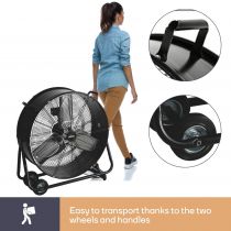 Ventilateur de sol - inclinable - 75 cm (30\ ) (CFAN0475)