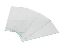 VERRE POUR CASQUE DE SOUDURE - 108 x 50 MM - TRANSPARENT