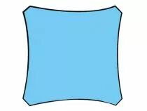 VOILE SOLAIRE - CARR&Eacute; 3.6 x 3.6 m, COULEUR : BLEU CIEL