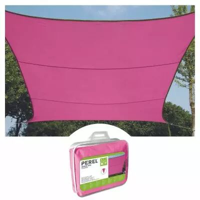 VOILE SOLAIRE - CARR� 3.6 x 3.6 m, couleur: fuchsia