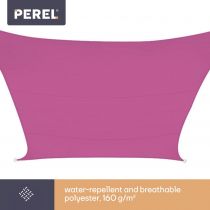 VOILE SOLAIRE - CARRÉ 3.6 x 3.6 m, couleur: fuchsia