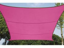 VOILE SOLAIRE - CARRÉ 3.6 x 3.6 m, couleur: fuchsia