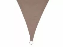 VOILE SOLAIRE - CARR&Eacute; 3.6 x 3.6 m, couleur: gris taupe