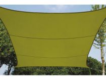 VOILE SOLAIRE - CARRÉ 3.6 x 3.6 m, couleur: vert lime