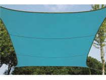 VOILE SOLAIRE - CARRÉ 5 x 5 m, COULEUR : BLEU CIEL