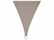 VOILE SOLAIRE - CARR&Eacute; 5 x 5 m, couleur: gris taupe