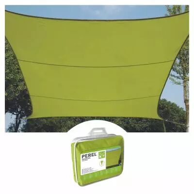 VOILE SOLAIRE - CARR� 5 x 5 m, couleur: vert lime