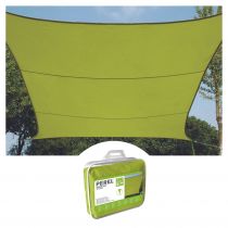 VOILE SOLAIRE - CARRÉ 5 x 5 m, couleur: vert lime
