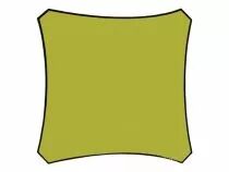 VOILE SOLAIRE - CARR&Eacute; 5 x 5 m, couleur: vert lime