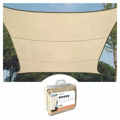 VOILE SOLAIRE - RECTANGULAIRE - 2 x 3 m - COULEUR : CR�ME (GSS4320CR)