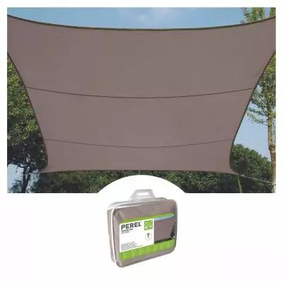 VOILE SOLAIRE - RECTANGULAIRE - 2 x 3 m - COULEUR: GRIS TAUPE (GSS4320TA)