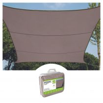 VOILE SOLAIRE - RECTANGULAIRE - 2 x 3 m - COULEUR: GRIS TAUPE (GSS4320TA)