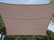 VOILE SOLAIRE - RECTANGULAIRE - 2 x 3 m - COULEUR: GRIS TAUPE (GSS4320TA)