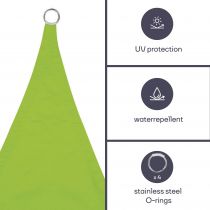 Voile Solaire - Rectangulaire - 2 X 3 M - Couleur: Vert Lime (GSS4320LG)