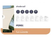 VOILE SOLAIRE - RECTANGULAIRE - 4 x 3 m - COULEUR : CRÈME (GSS4430CR)