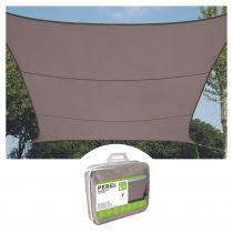 VOILE SOLAIRE - RECTANGULAIRE - 4 x 3 m - COULEUR: GRIS TAUPE (GSS4430TA)