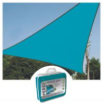 VOILE SOLAIRE - TRIANGLE 3.6 x 3.6 x 3.6 m, COULEUR : BLEU CIEL