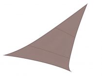 VOILE SOLAIRE - TRIANGLE 3.6 x 3.6 x 3.6 m, couleur: gris taupe