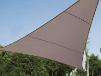 VOILE SOLAIRE - TRIANGLE 5 x 5 x 5 m, couleur: gris taupe