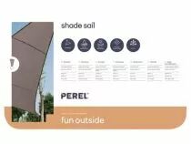 VOILE SOLAIRE - TRIANGLE 5 x 5 x 5 m, couleur: gris taupe