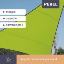 VOILE SOLAIRE - TRIANGLE 5 x 5 x 5 m, couleur: vert lime
