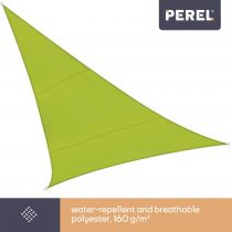 VOILE SOLAIRE - TRIANGLE 5 x 5 x 5 m, couleur: vert lime