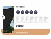 VOILE SOLAIRE PERM&Eacute;ABLE - CARR&Eacute; - 5 x 5 m - COULEUR: ANTHRACITE (GSS4500PEC)