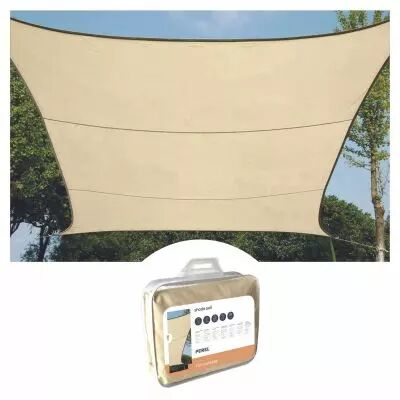 Voile solaire perm�able - carr� 3.6 x 3.6m, couleur:  beige (GSS4360PE)
