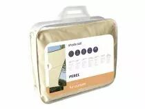 Voile solaire perm&eacute;able - carr&eacute; 3.6 x 3.6m, couleur:  beige (GSS4360PE)