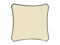 Voile solaire perm&eacute;able - carr&eacute; 3.6 x 3.6m, couleur:  beige (GSS4360PE)