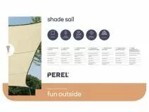 Voile solaire perm&eacute;able - carr&eacute; 3.6 x 3.6m, couleur:  beige (GSS4360PE)