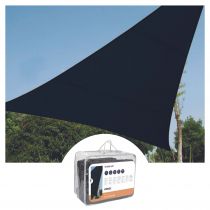 VOILE SOLAIRE PERMÉABLE - TRIANGLE - 3.6 x 3.6 x 3.6 m - COULEUR: ANTHRACITE (GSS3360PEC)