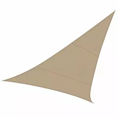 Voile solaire perm�able - triangle 5 x 5 x 5m, couleur: beige (GSS3500PE)