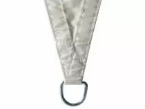 Voile solaire triangulaire - 3.6 x 3.6 x 3.6m, couleur: cr&egrave;me (GSS3360)