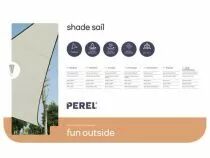 Voile solaire triangulaire - 3.6 x 3.6 x 3.6m, couleur: cr&egrave;me (GSS3360)