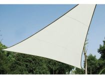 Voile solaire triangulaire - 5 x 5 x 5m, couleur: crème (GSS3500)
