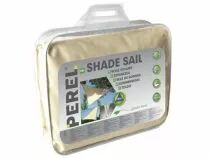 Voile solaire triangulaire - 5 x 5 x 5m, couleur: cr&egrave;me (GSS3500)