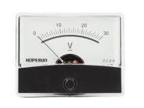 Voltmetre analogique de tableau 30v cc / 60 x 47mm (AVM6030)
