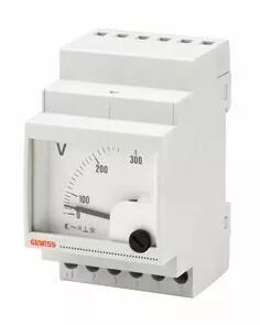Voltm�tre analogique insertion directe - 0/500v - 3 modules