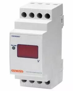 Voltm�tre digital insertion directe - 0/500v - 2 modules